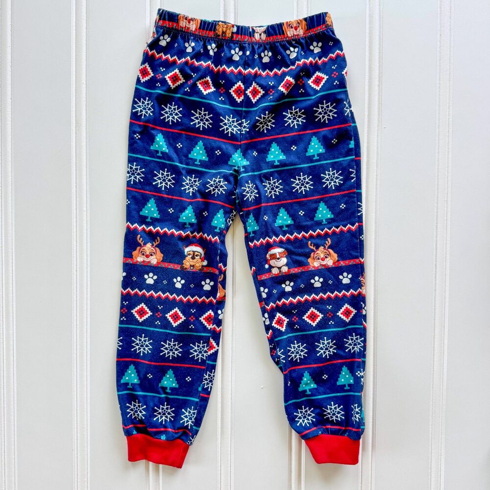 4/$10 - Nickelodeon Paw Patrol Blue Snowflake Christmas Pajama Pants | 4-5 Y